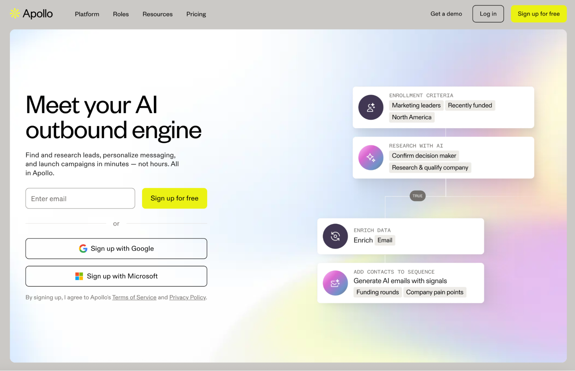 apollo lead prospecting tool