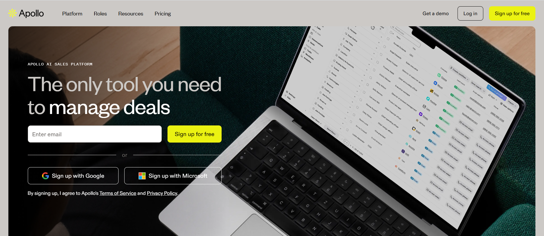 apollo sales automation software