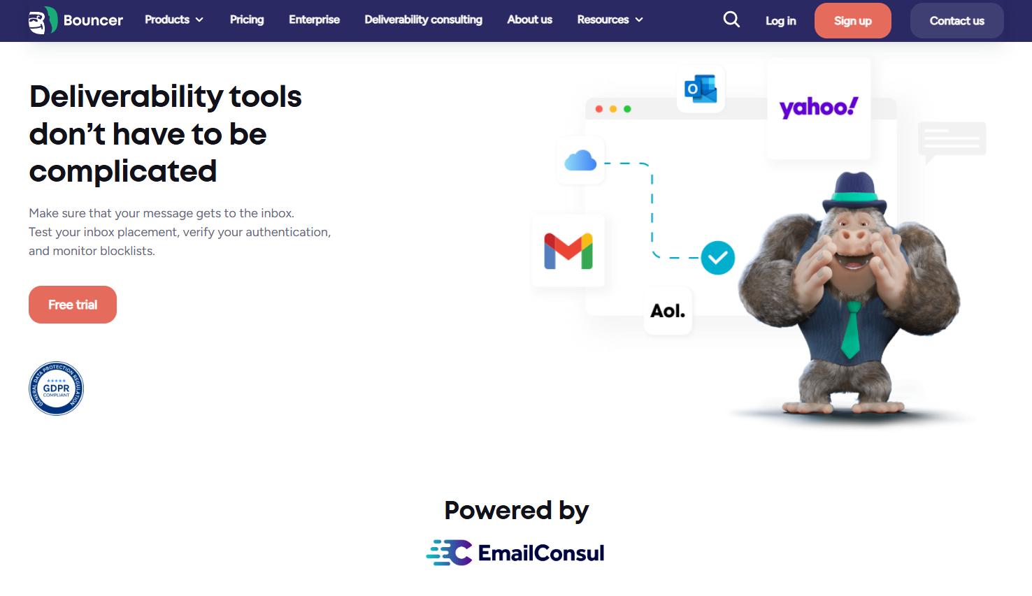 bouncer email deliverability solution