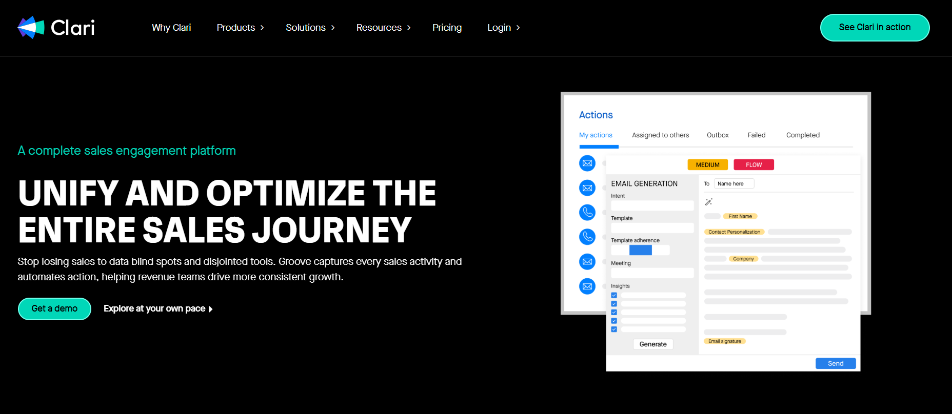 groove sales engagement tool
