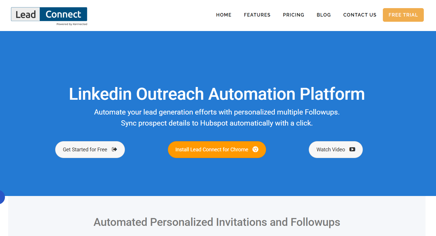 lead connect sales acceleration software