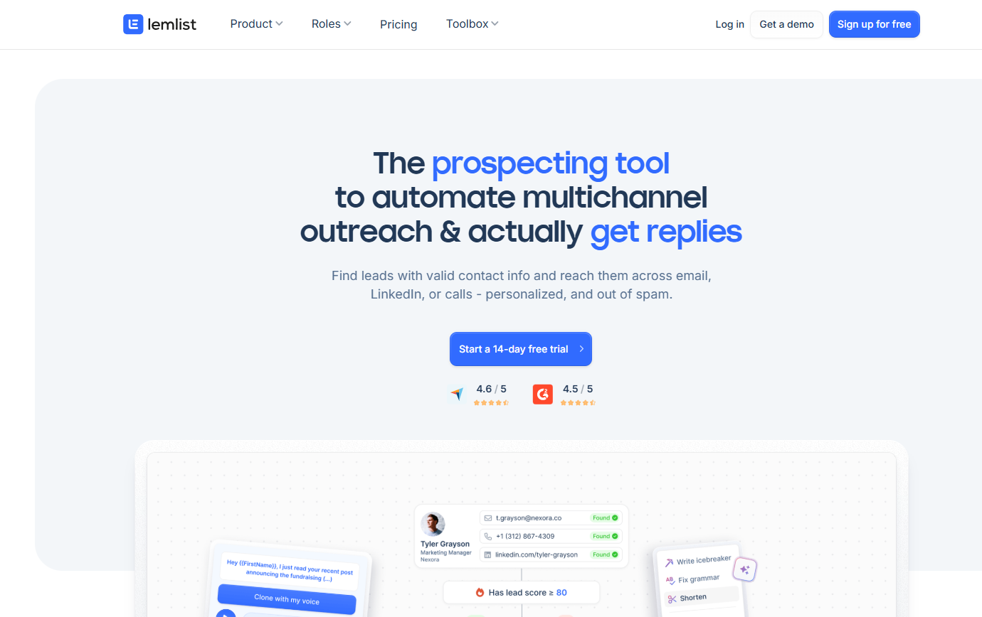 lemlist sales automation software