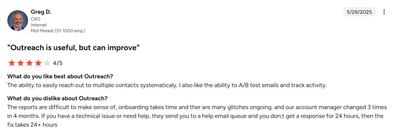 outreach io g2 review
