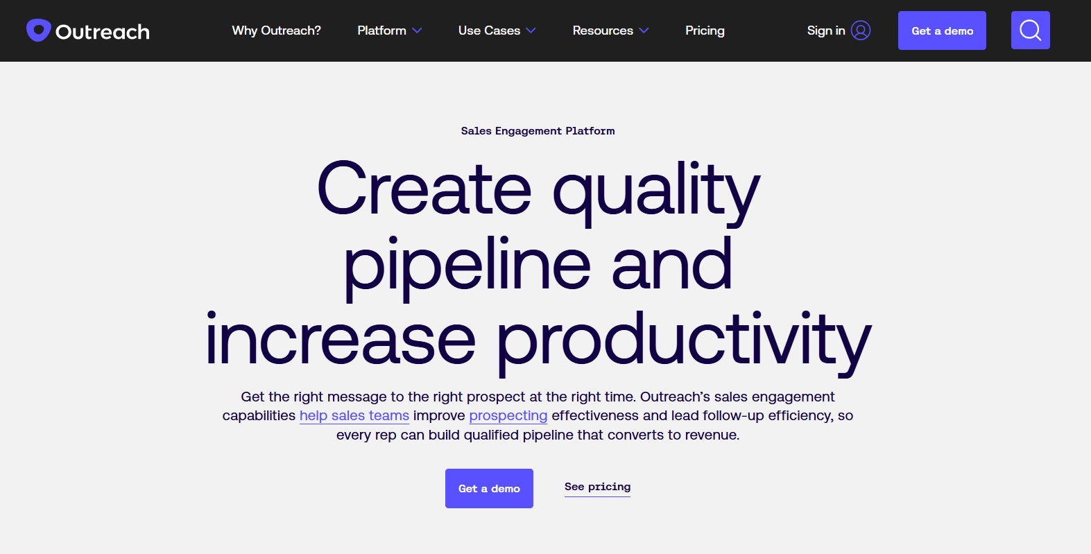 outreach sales engagement tool