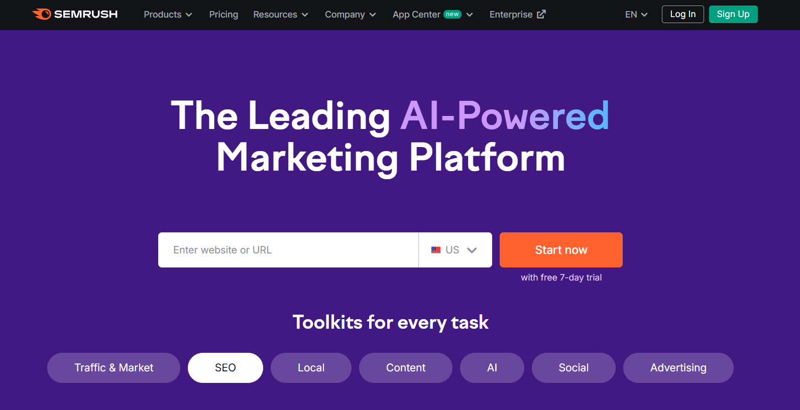 semrush sales and marketing tool