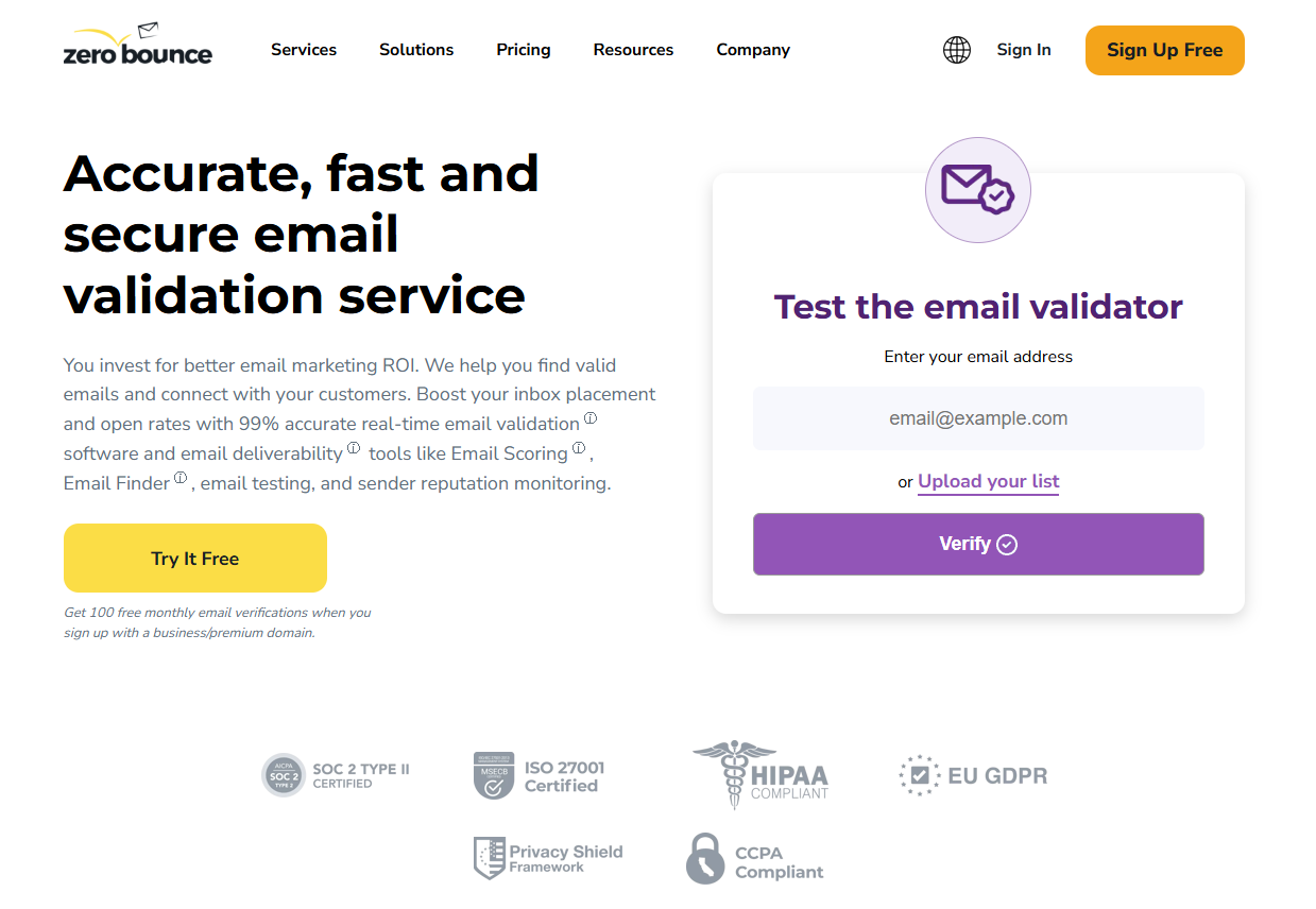 zerobounce email management