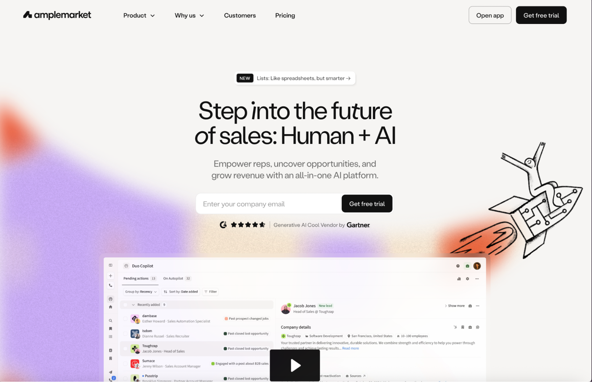 amplemarket ai sales tool