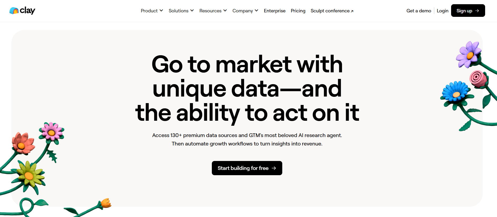 clay ai agent for sales