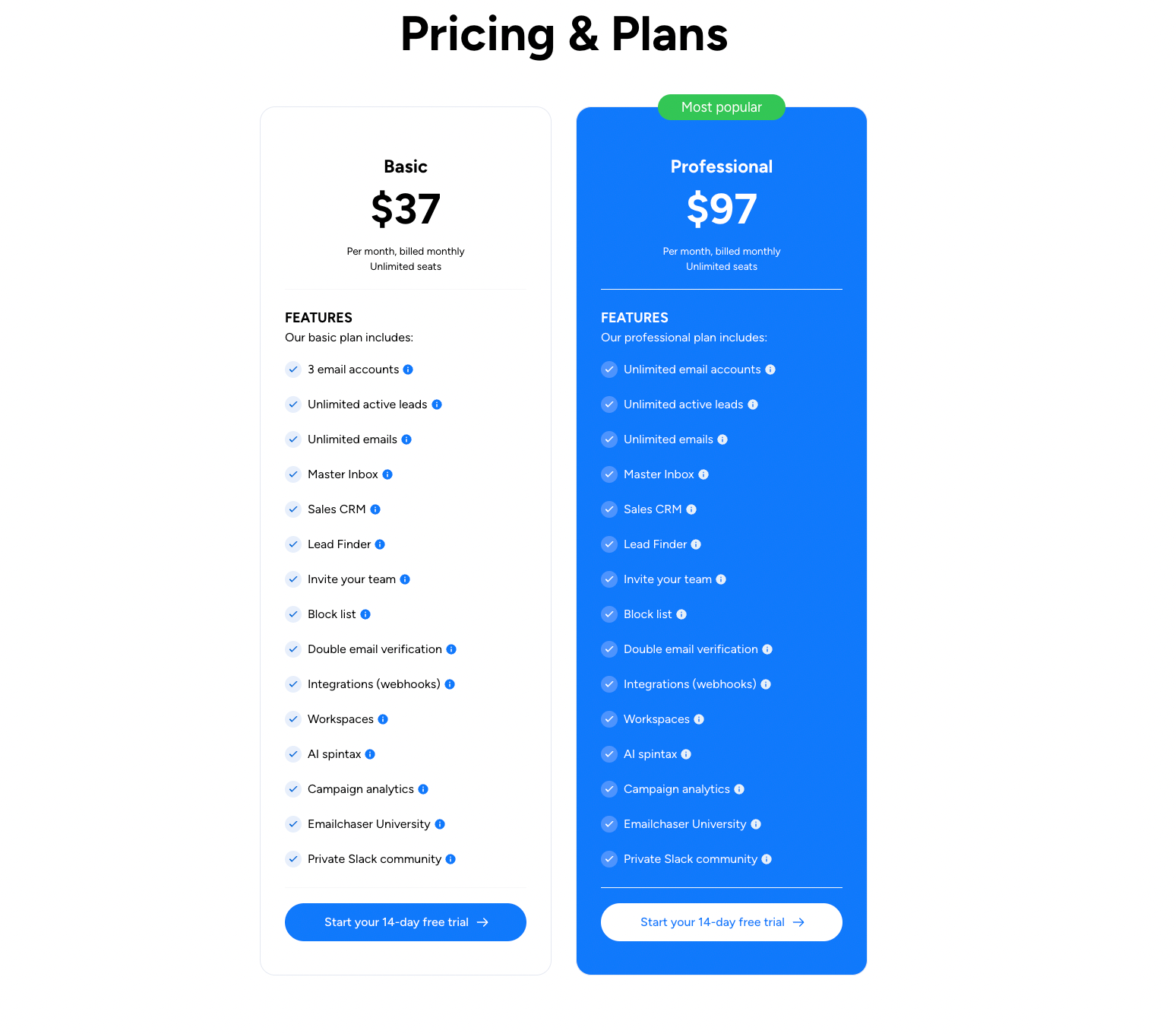 emailchaser pricing