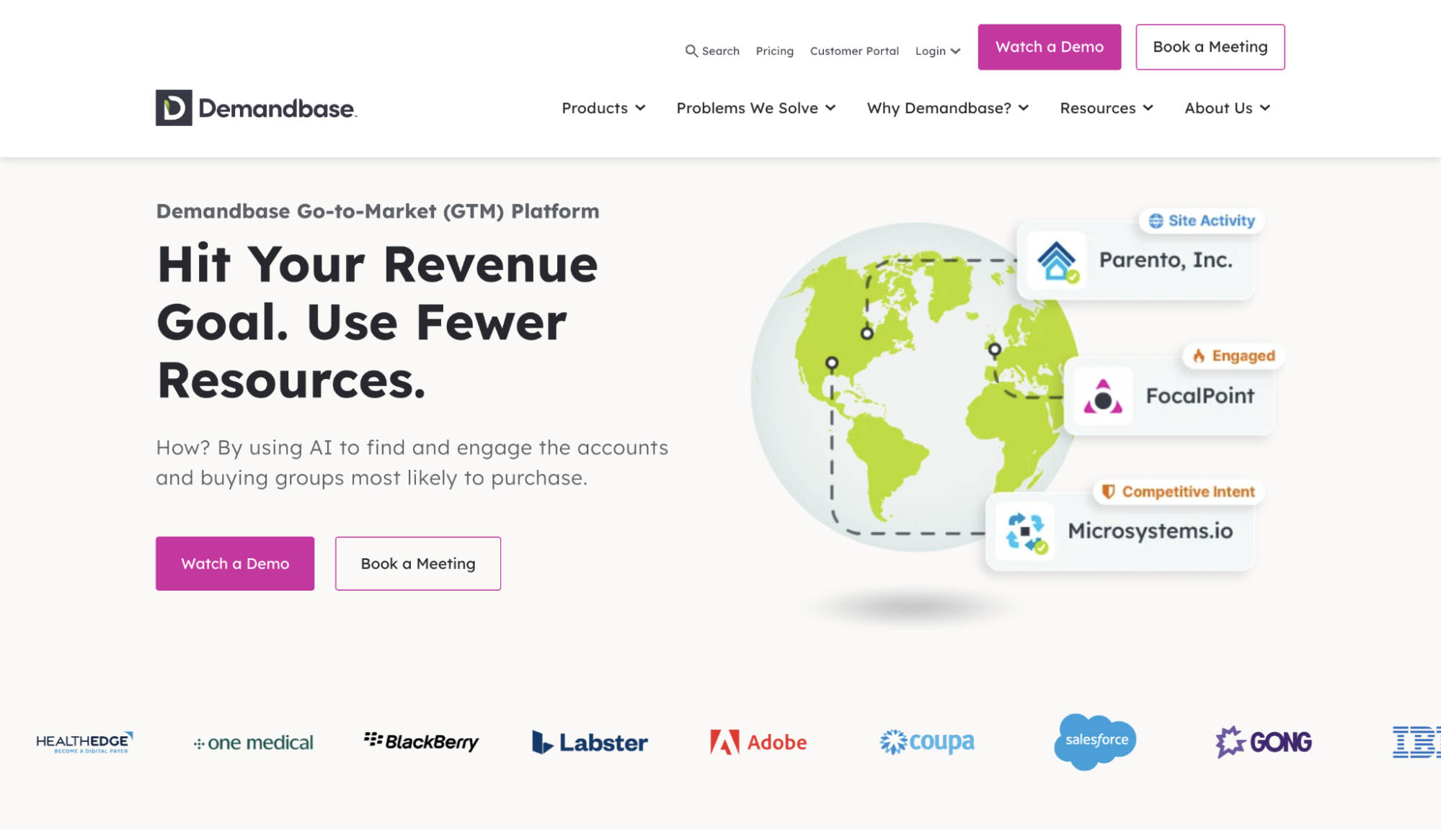 demandbase insideview b2b database