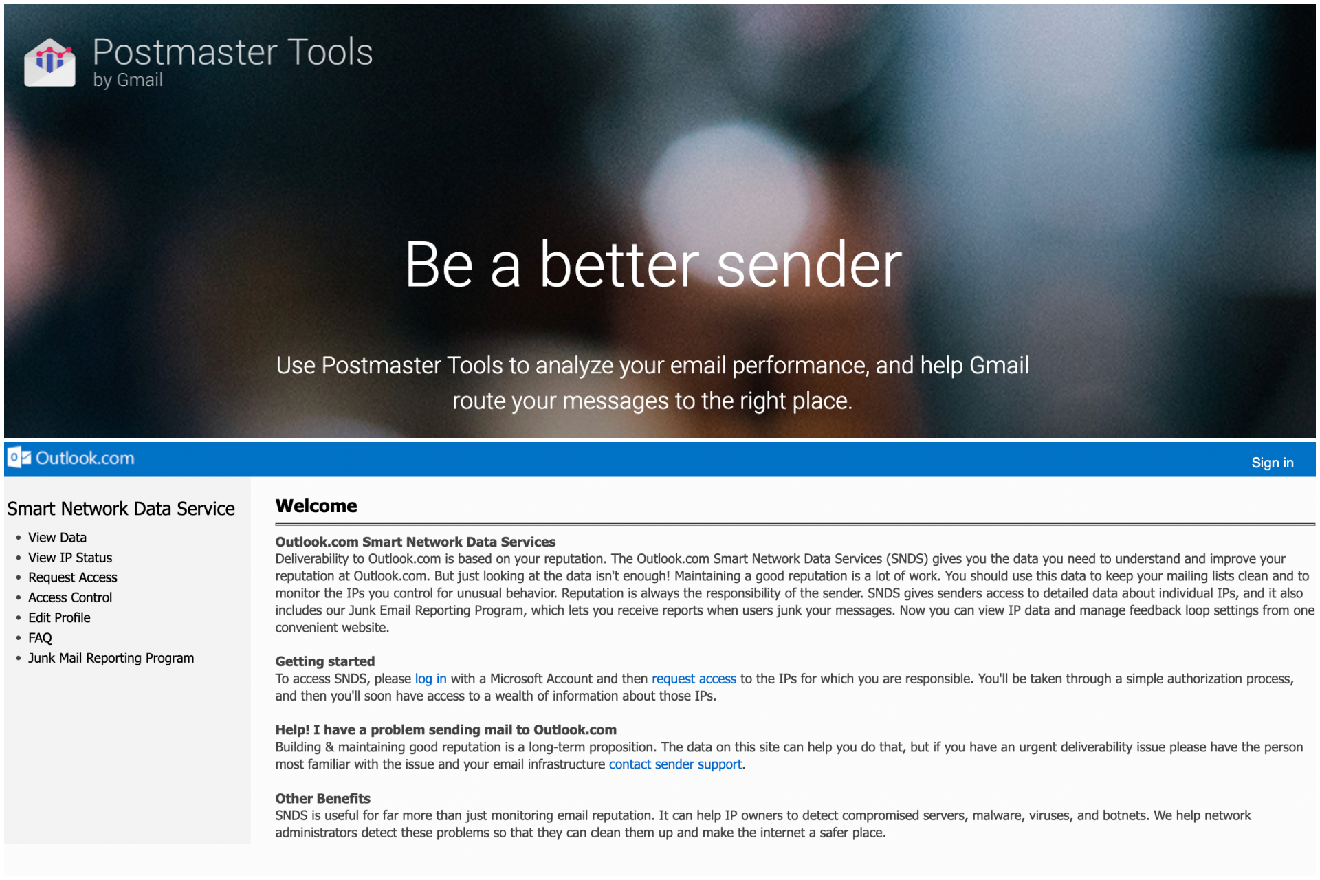 google postmaster tools email delivery tool