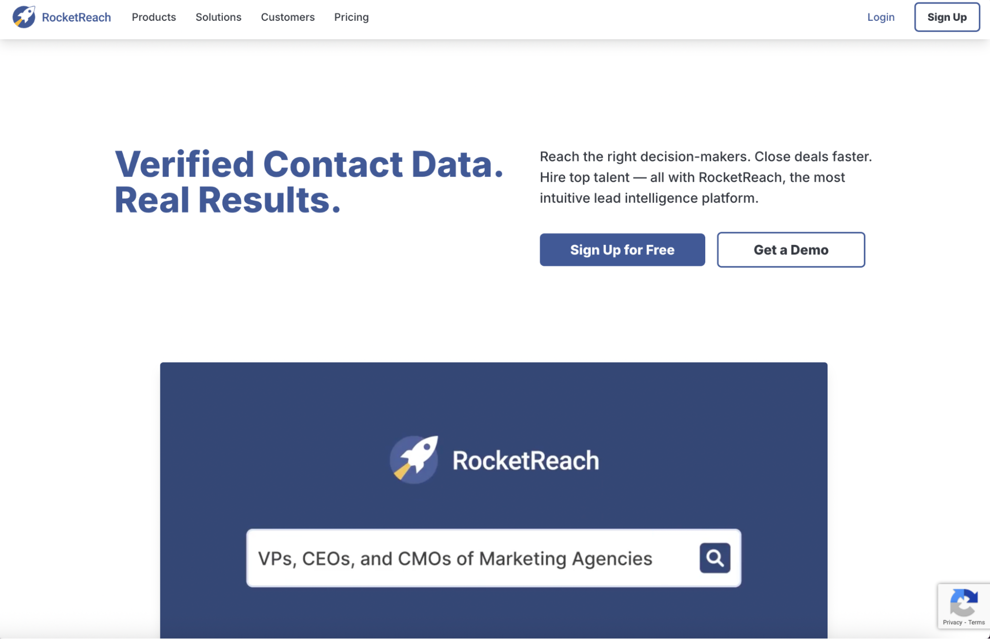 rocketreach b2b database