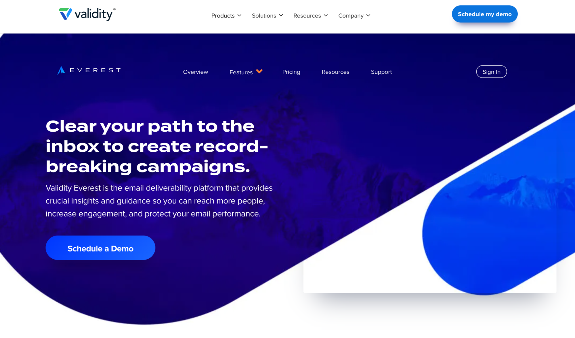 validity email delivery tool