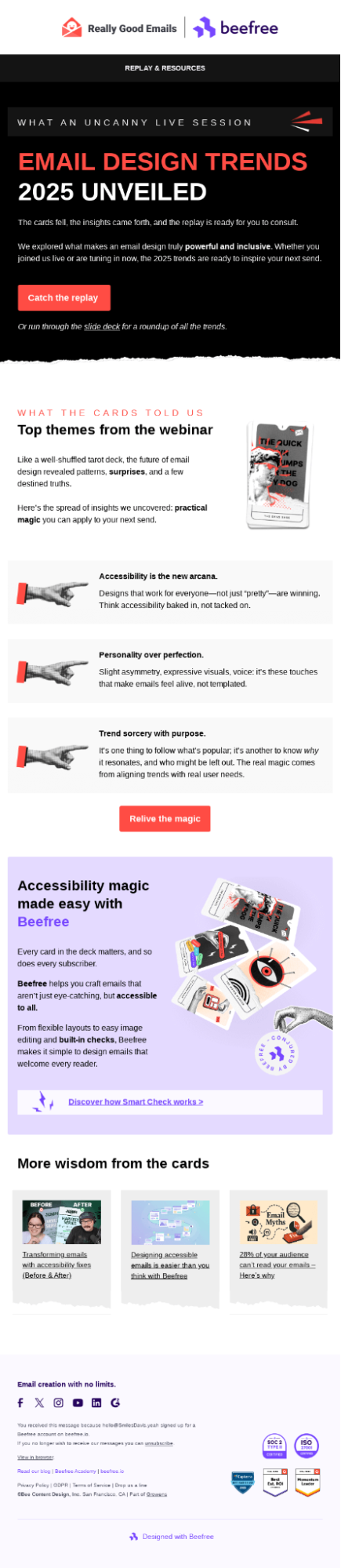 beefree educational email