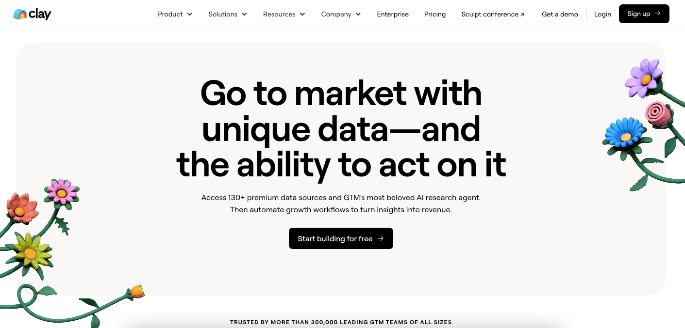 clay ai sales prospecting tool