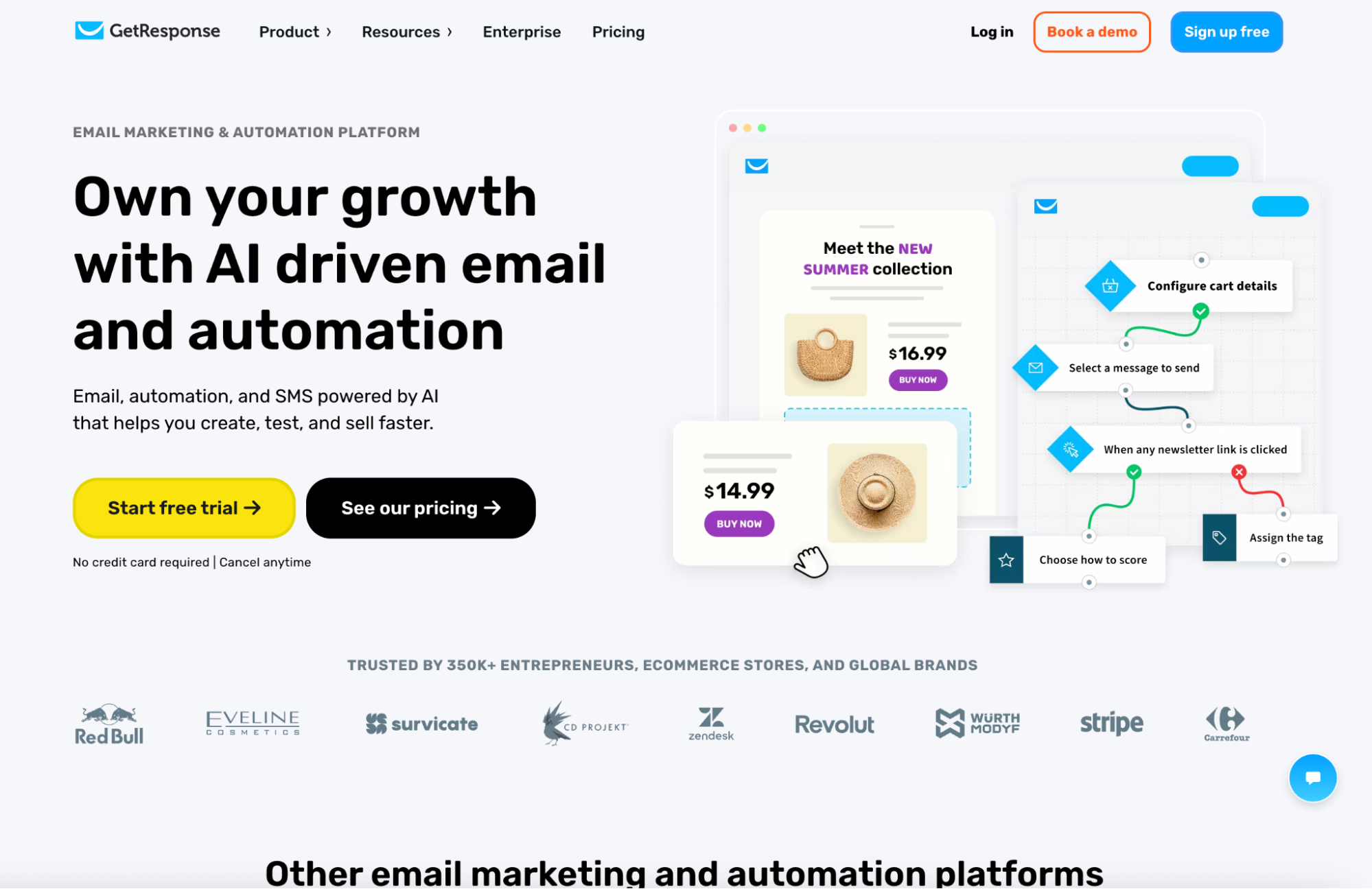 getresponse small business email marketing tool