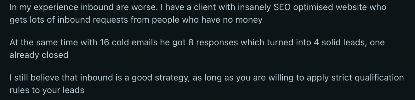 reddit marketer inbound vs outbound channels