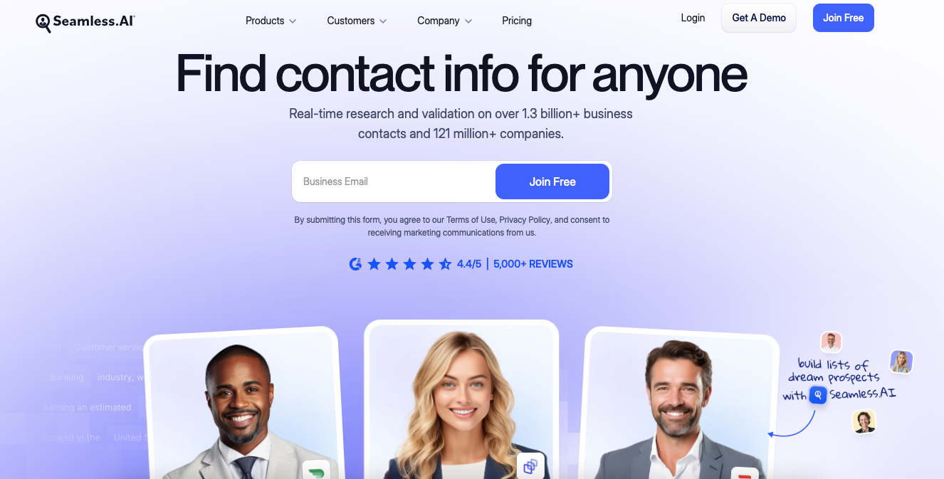 seamless ai sales prospecting tool