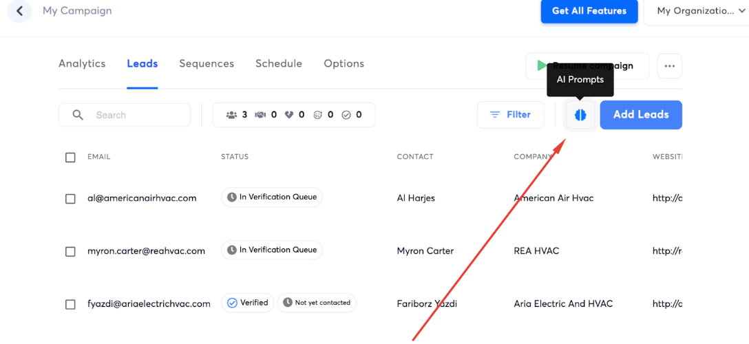 instantly ai prompts
