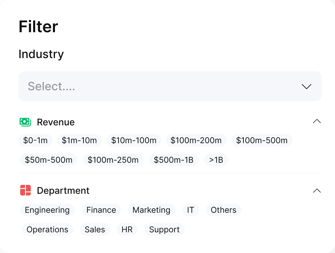 instantly website visitor filter
