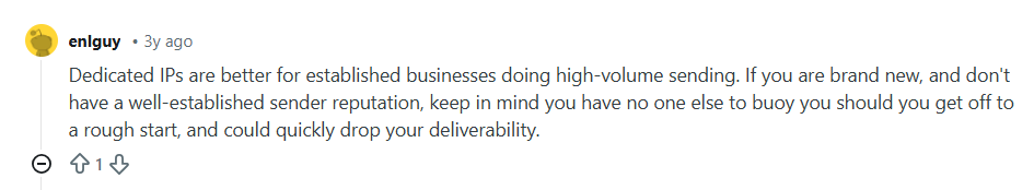 reddit dedicated ip advice