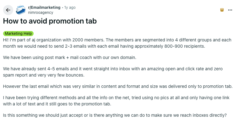 reddit how to avoid promotions tab