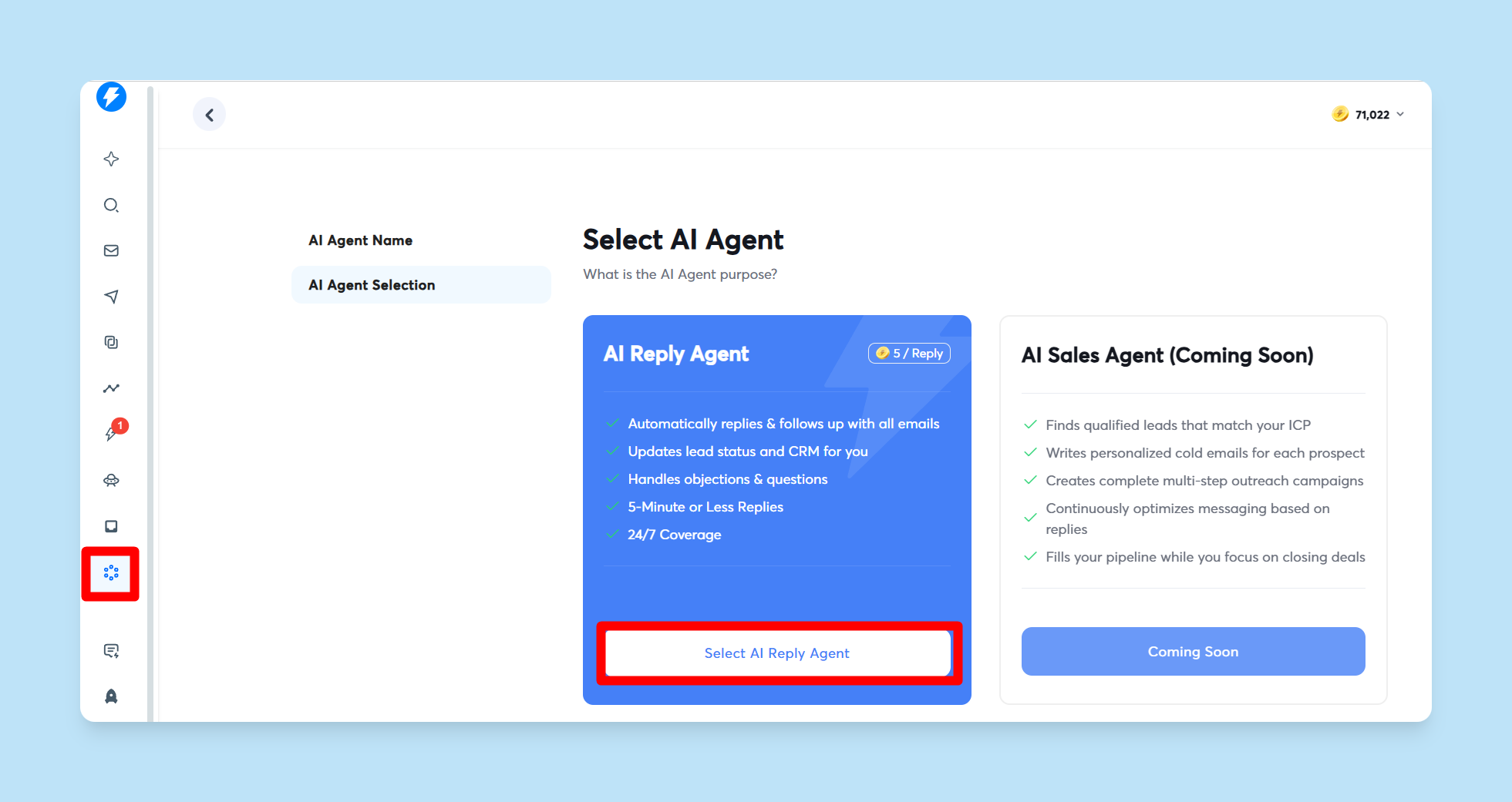 instantly ai email reply agent