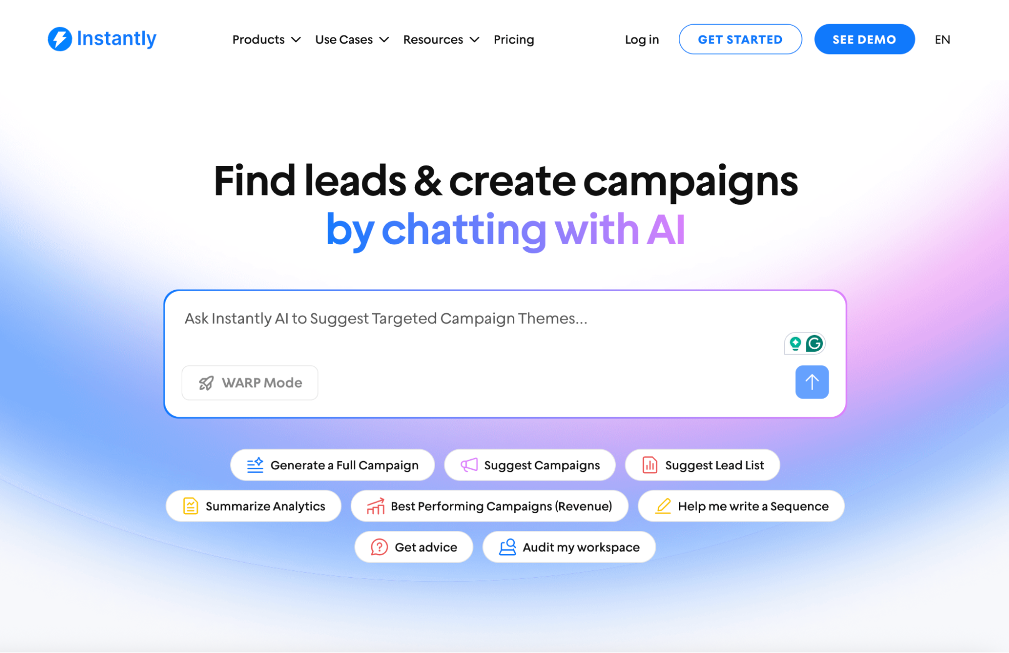 instantly ai sales agent software