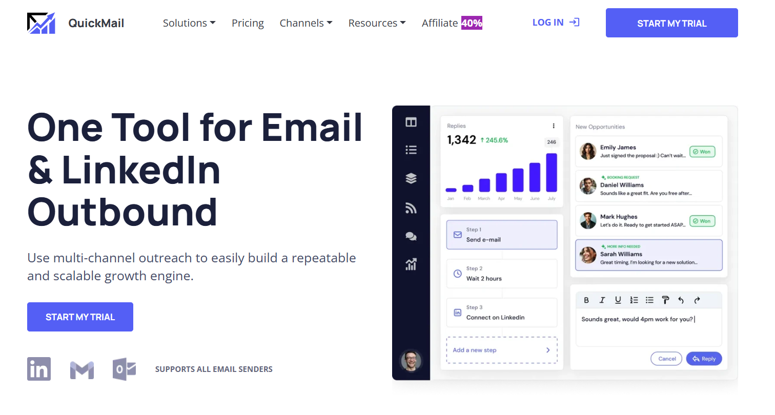 quickmail email outreach tool