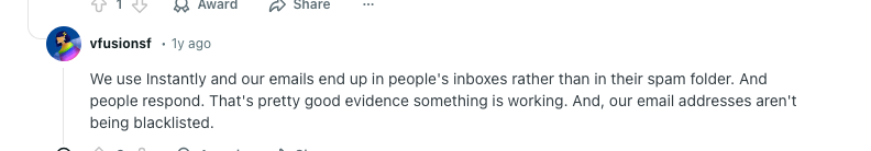 reddit marketer instantly experience