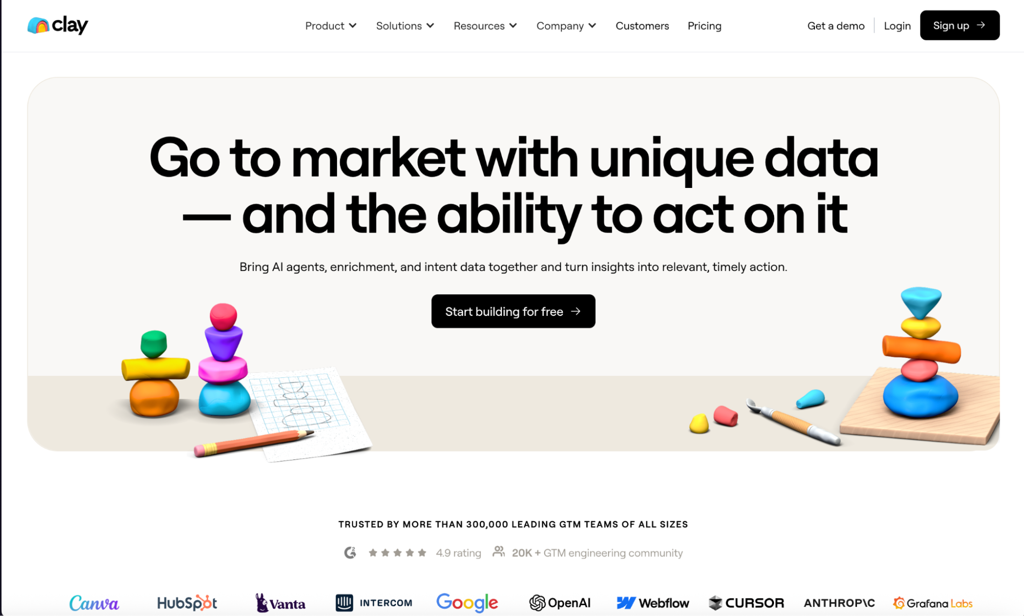 clay b2b lead provider