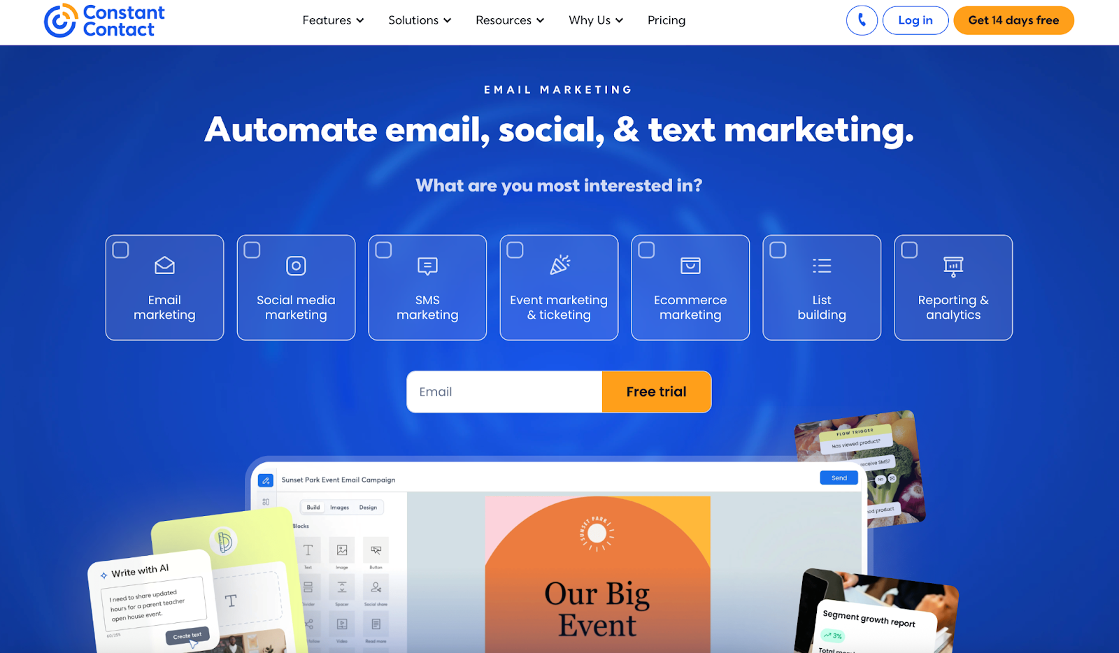 constant contact bulk email sender tool