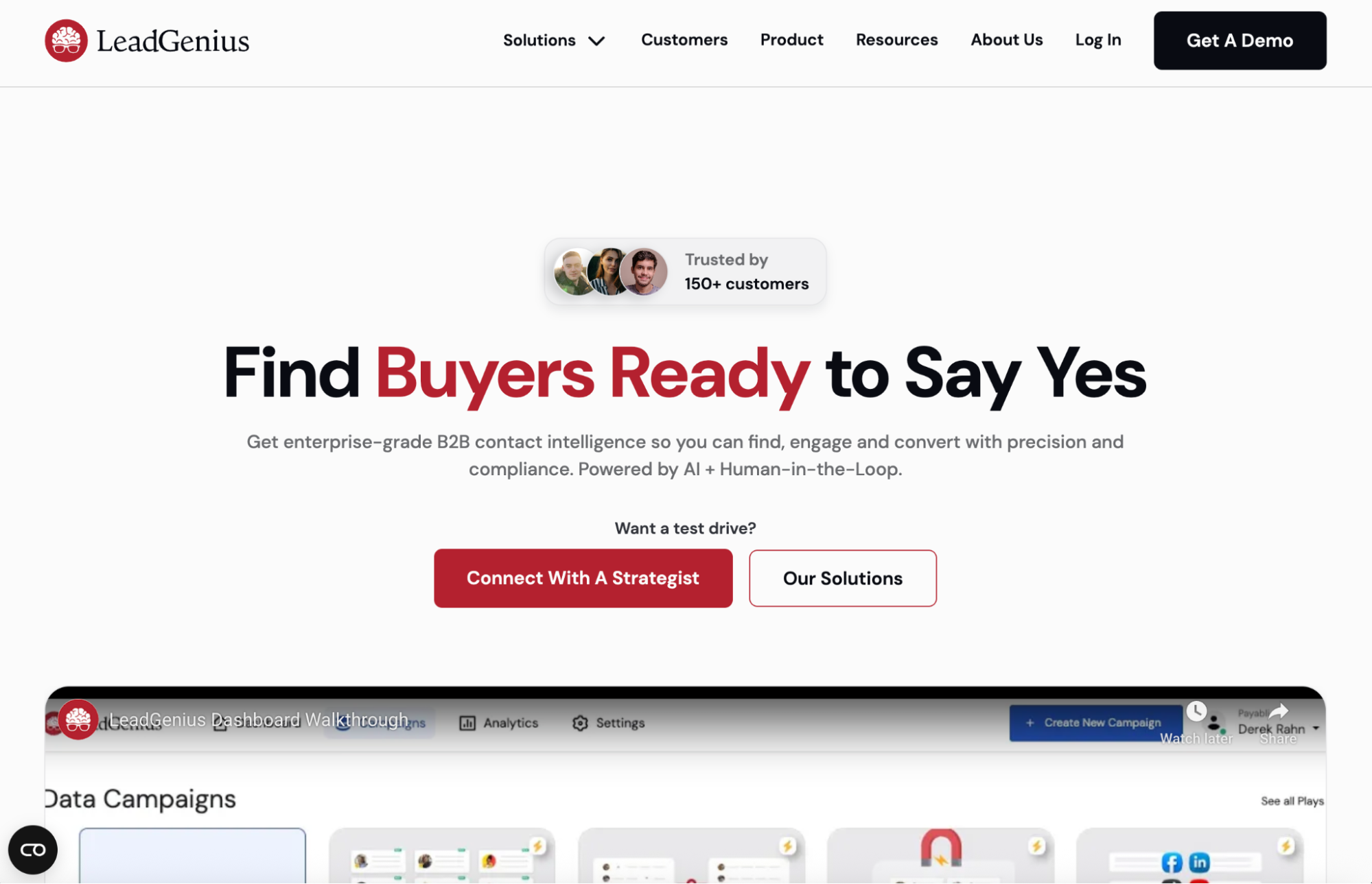 leadgenius b2b lead provider