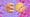To the left is a stack of sugar cookies with pink icing and to the right tis a broken sugar cookie.