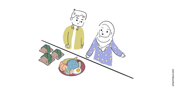 Dialogue: Having lunch with friends