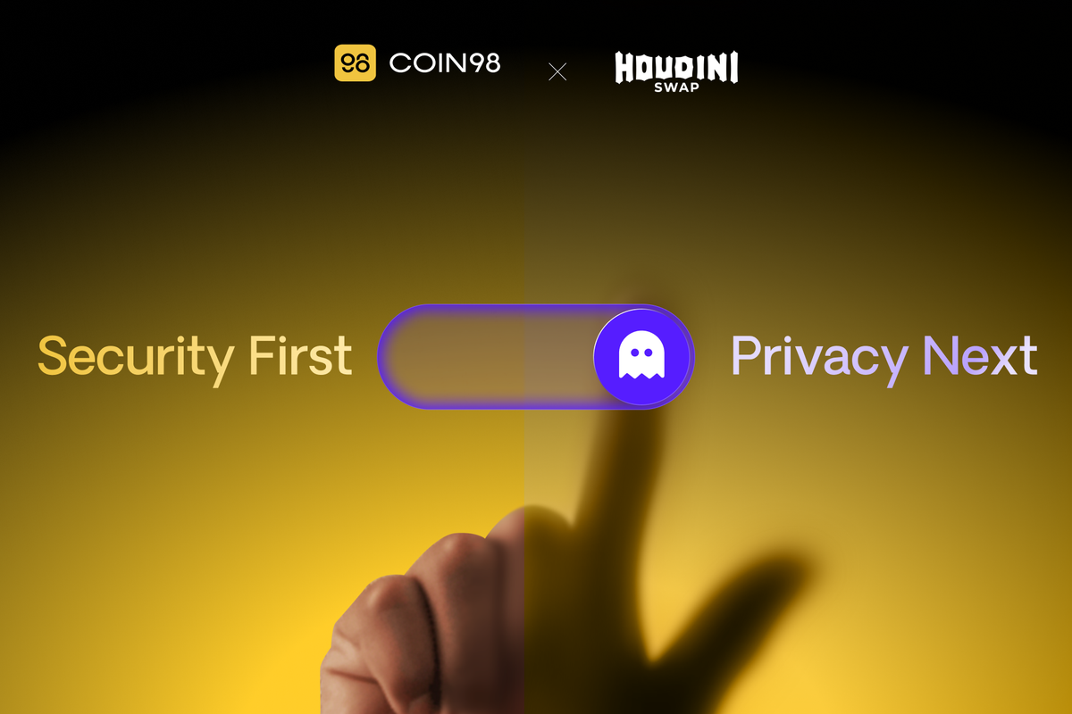 Introducing Coin98 Private Mode,  Powered by Houdini Swap