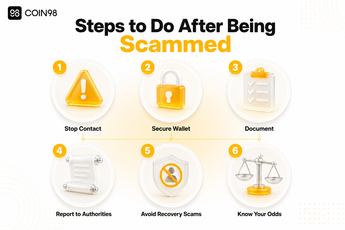 What to Do If You’ve Been Scammed in Crypto: An Immediate Action Guide