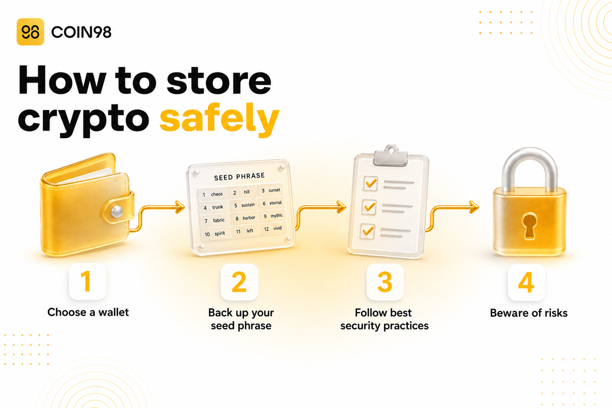 How to Store Crypto Safely: A Practical Step-by-Step Guide