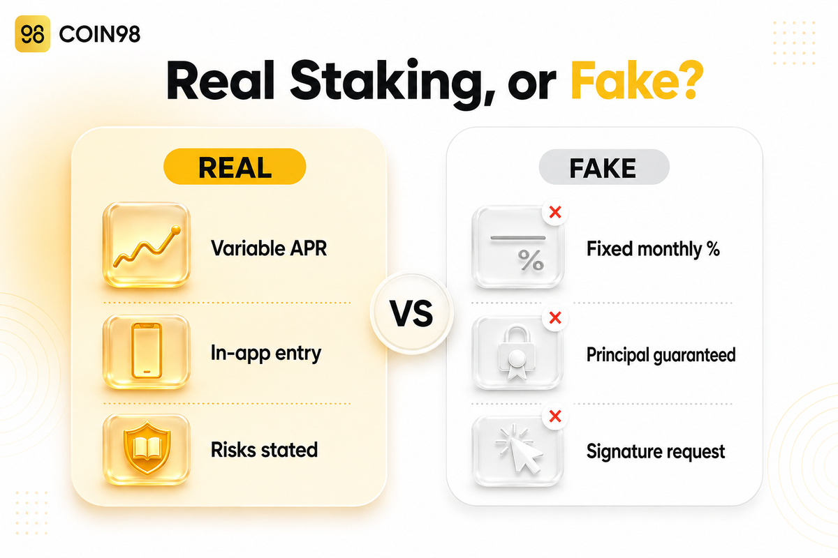 How Fake Staking Sites Work, and How to Spot One