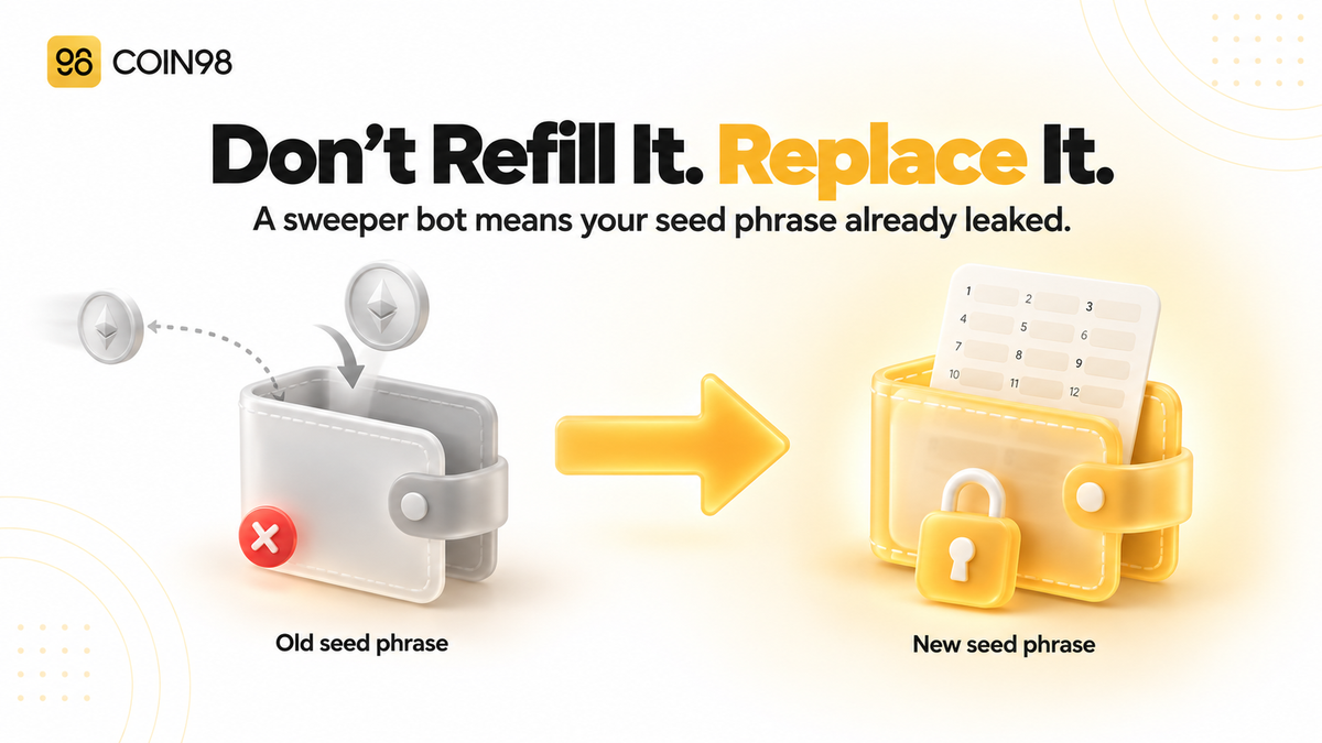 Sweeper bots: why funds vanish the second you refill a compromised wallet