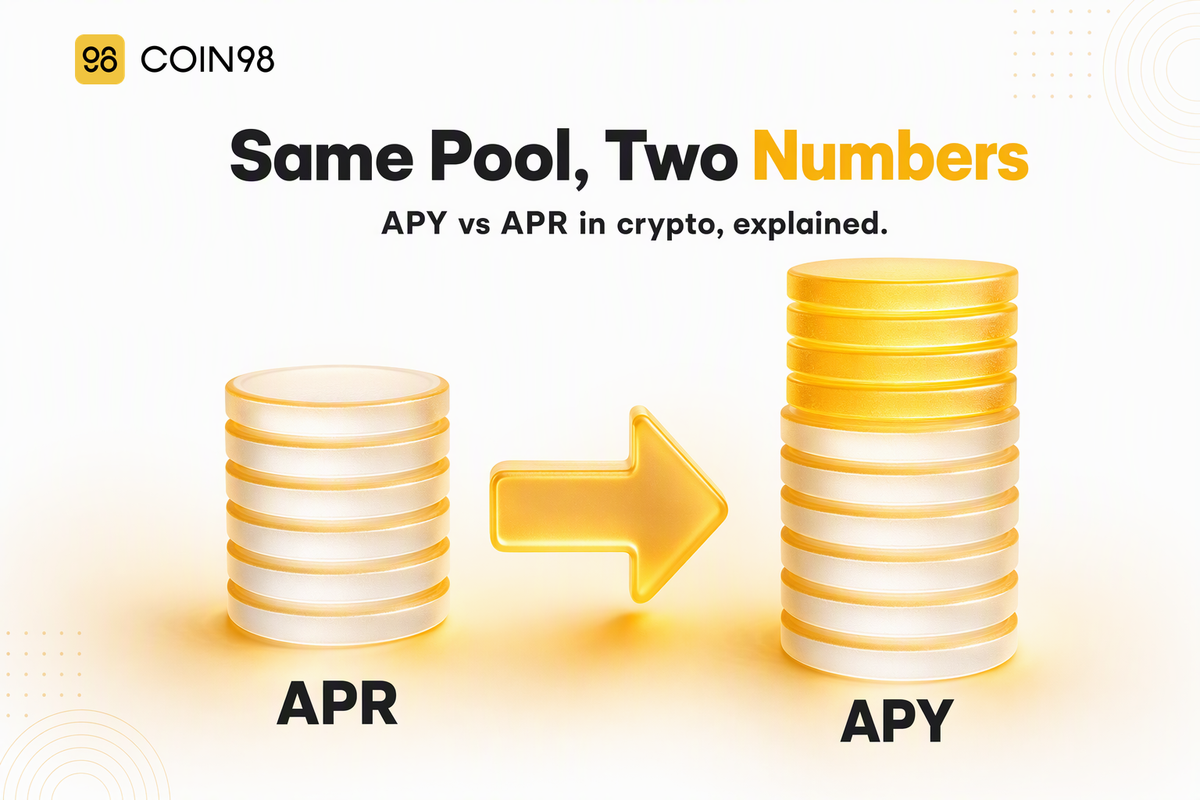 APY vs APR in crypto: why one pool shows two numbers