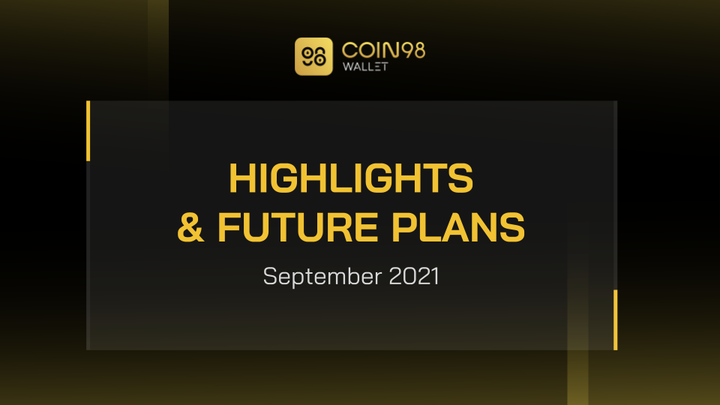 Coin98 Wallet September 2021