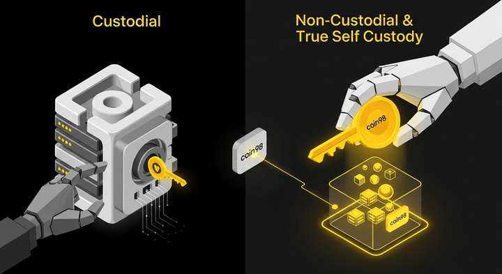 Custodial vs. Non-Custodial & True Self-Custody