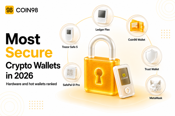 Most Secure Crypto Wallets in 2026: Hardware and Hot Wallets Ranked