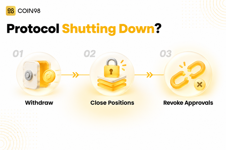 What to Do When a DeFi Protocol Shuts Down