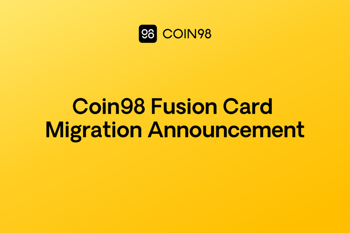 Important Update: Coin98 Fusion Card Migration from VISA SGD to VISA USD