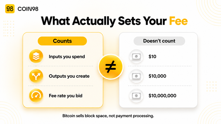 How Bitcoin transaction fees are actually calculated