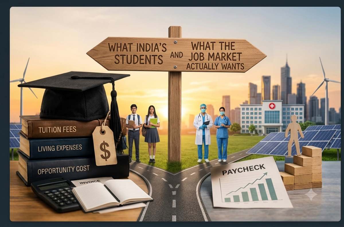 What India's Students Are Choosing, and What the Job Market Actually Wants