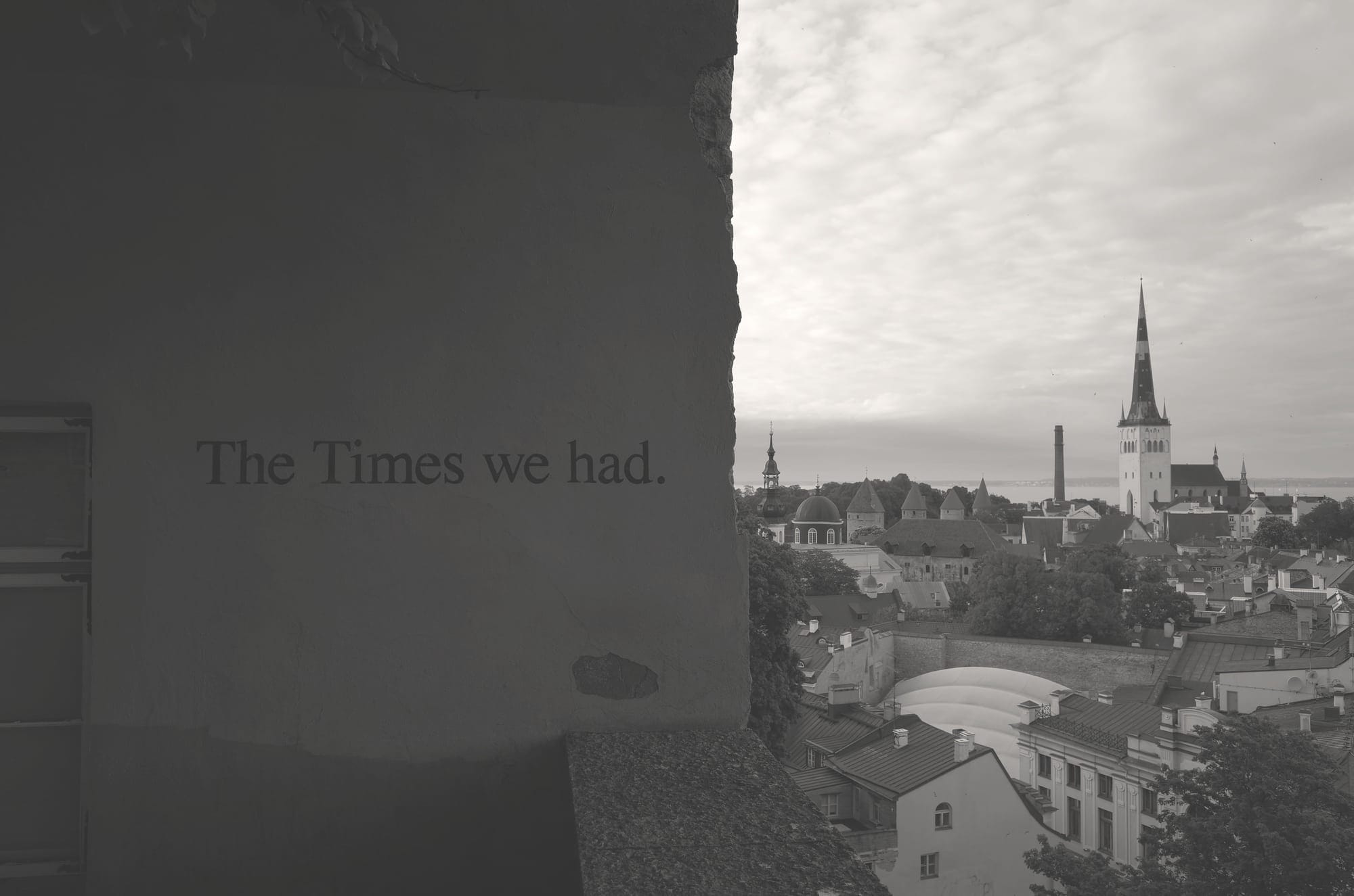 A photo of the square in Tallinn, Estonia