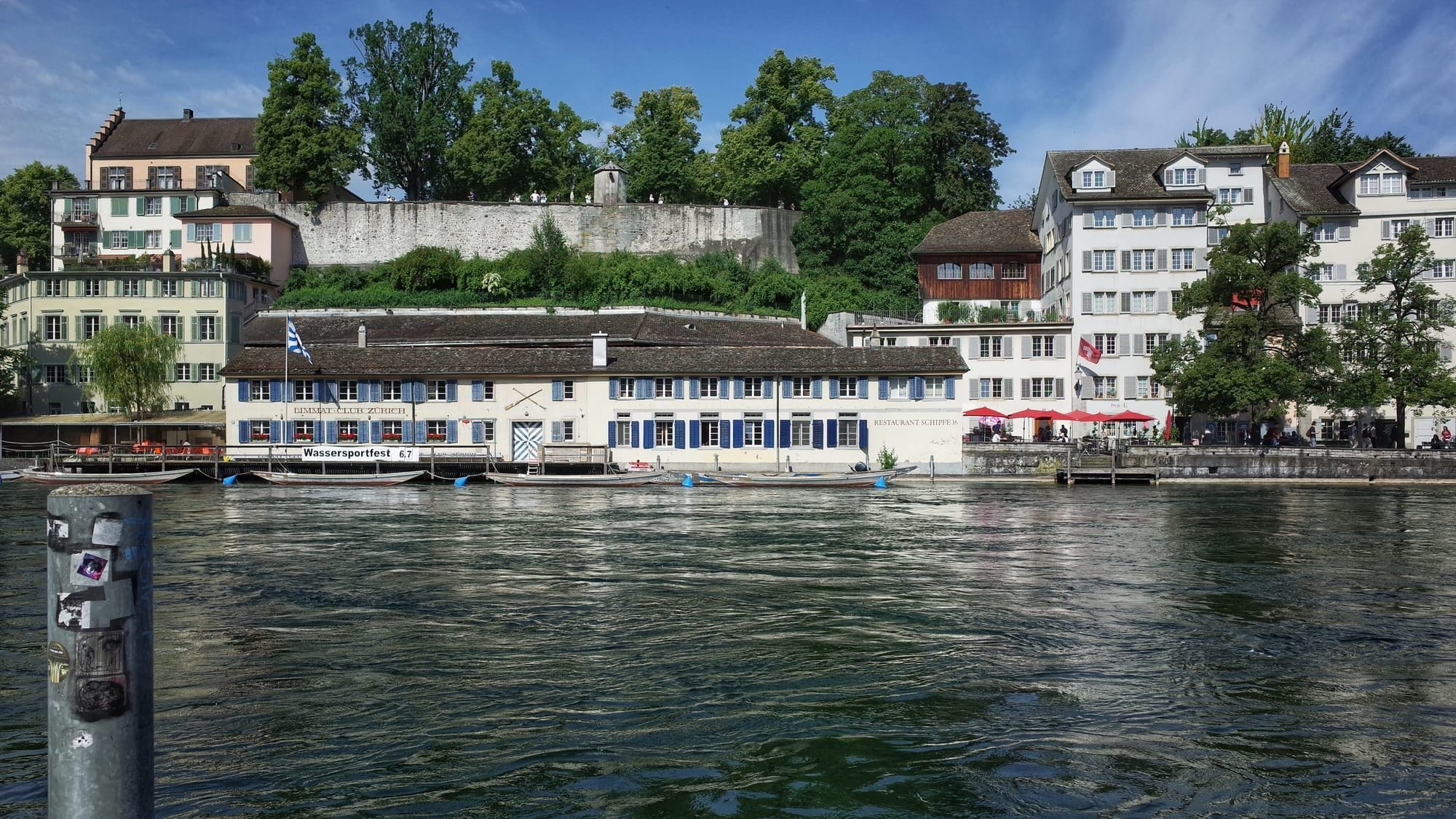 The Limmat River in Zurich